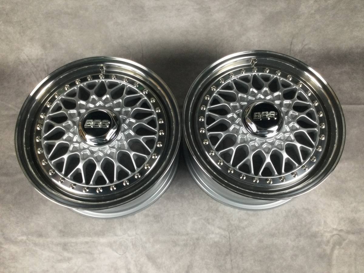 JDM BBS RS224 1004H processing 6.5J+45 15 inch after restoration 2 pcs No Tires