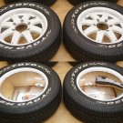 JDM H1002Rare unknown 8 spoke with plated cover PCD139.7 6.5J+38 Hiace No Tires