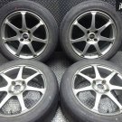 JDM Yokohama AVS Model 7 15 inch 6.5J +35 PCD 100 4H Hub diameter abou No Tires