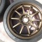 JDM RAYS CE28 8.5J Inset Tire width 225 mm aspect ratio 45% rim diamet No Tires