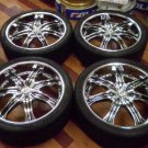 JDM Luxee brand/LEXANI LX7/NT22 inch 4wheels set 22X8.5J 5H 114.3 OFF1 No Tires