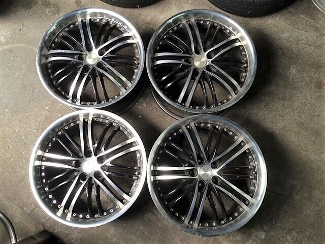 JDM A.C.S ZEUS LINE BLACK POLISHZeus line black polish nongenuine alum No Tires