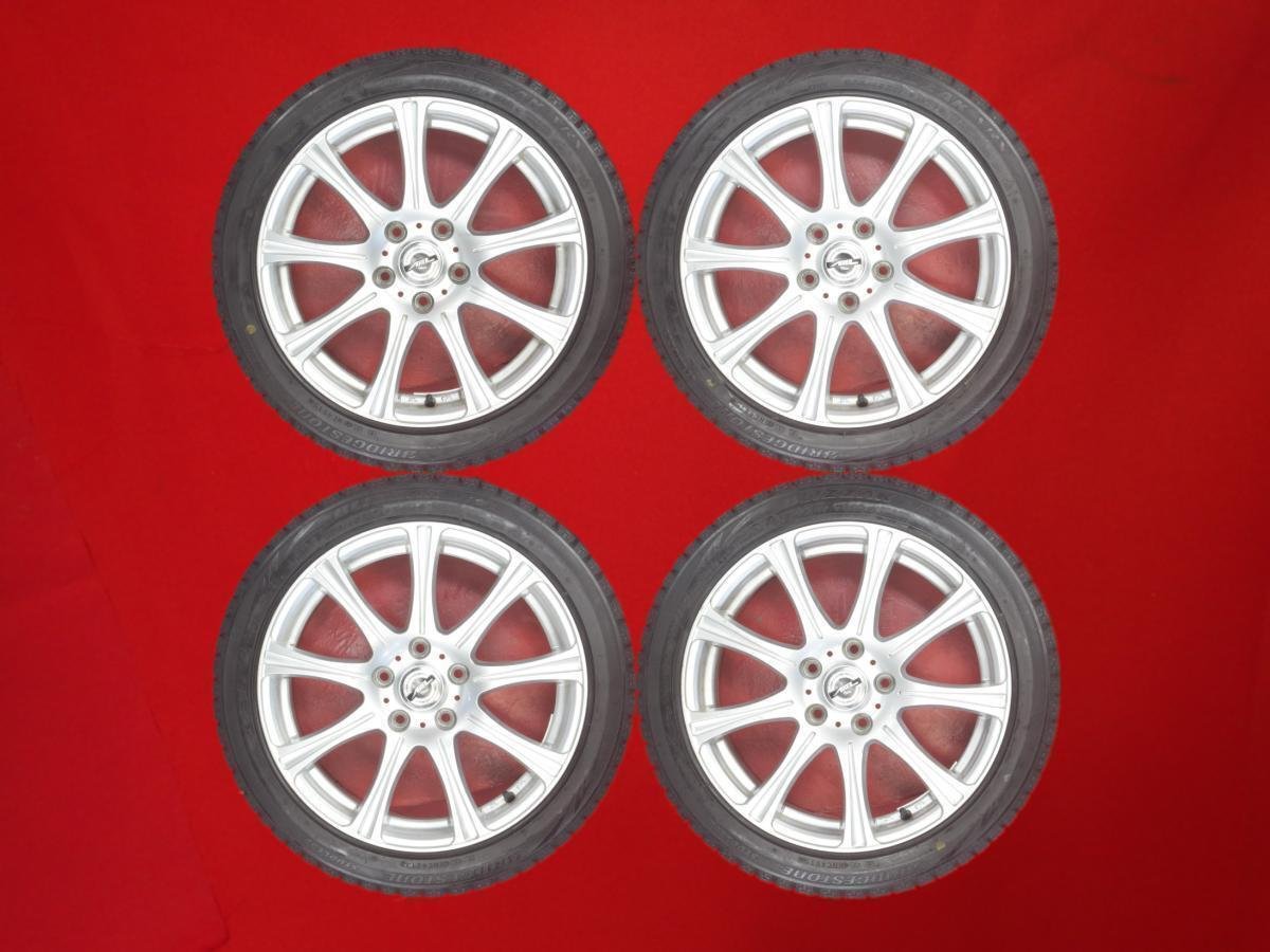 JDM Studless 9 Spoke Type 1P+Bridgestone Brizac VRX 205/45R17 9/8.5 mi No Tires