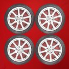 JDM Studless 9 Spoke Type 1P+Bridgestone Brizac VRX 205/45R17 9/8.5 mi No Tires