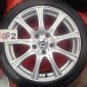 JDM Studless 9 Spoke Type 1P+Bridgestone Brizac VRX 205/45R17 9/8.5 mi No Tires