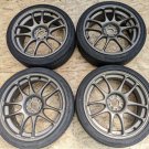 JDM RareWORK emotion CR KAI 18 inch 7.5J +48 PCD100 5 hole 4wheels set No Tires