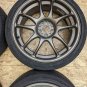 JDM RareWORK emotion CR KAI 18 inch 7.5J +48 PCD100 5 hole 4wheels set No Tires