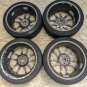 JDM RareWORK emotion CR KAI 18 inch 7.5J +48 PCD100 5 hole 4wheels set No Tires