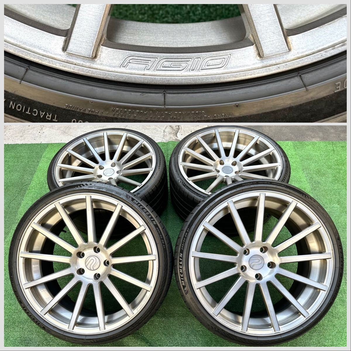 JDM BMW AGIO wheels Precisione TTN 21 inch aluminum wheel MICHELIN 202 No Tires