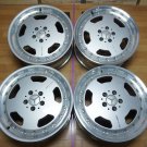 JDM Vintage BBS RT046 AMG 4Wheels no tires 18x8.5+44 5x112 Silver