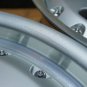 JDM Vintage BBS RT046 AMG 4Wheels no tires 18x8.5+44 5x112 Silver