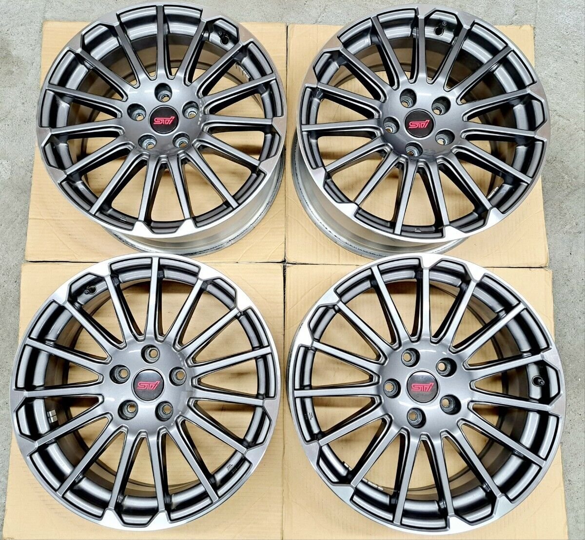 JDM best quality Subaru Levorg STI sports original wheel 4wheels 7.5J No Tires