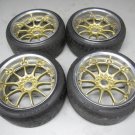 JDM Vintage RAYS VOLK GTN 10J+11 PCD114.3 5 hole 18 inch 4wheels throu No Tires