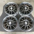 JDM psi WORK XSA 15 inch 6.5JJ +45 4 hole PCD100 aluminum wheel 4whee No Tires