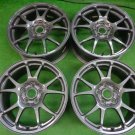 JDM TWS T66F/16 inch wheel 4 pieces forged 1 piece 16x7J 5H PCD100 OFF No Tires