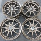 JDM Rare RAYS CE28N 17inch 7.5j +43 +33 PCD100 Bronze Anodized No Tires