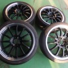 JDM Popular Brapoli 7J+45 PCD1004 Hole 195/40R17205/40R17 Vitz Fit Swi No Tires