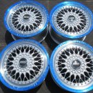 JDM Vintage Refreshed Repaired BBS RS264 RS320 4Wheels 17x7+45 8+43 5x114.3