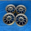 JDM RAYS Rays VR CE28N used aluminum wheel 4wheels set 17 inch 7.5J 5 No Tires
