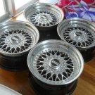 JDM BBS RS Ribarrel pcd114.3 4 holes Polished Restore 9J & 9.5J No Tires