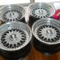 JDM BBS RS Ribarrel pcd114.3 4 holes Polished Restore 9J & 9.5J No Tires