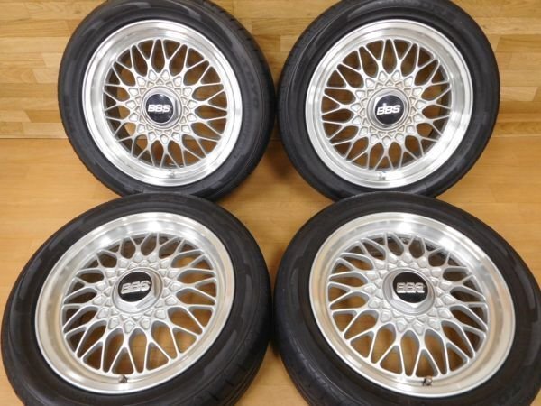 JDM 13057 Beautiful goods rare BBS Roadster Genuine 15in6J+45 PCD1004H ...