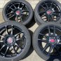JDM WORK EMOTION pole 187.5J+53 5H114.3 matte black 4wheels KENDA KAISER KR20 22