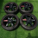 JDM RAYS TE37 SAGA TIME Tire width 215 mm aspect ratio 40% rim diamet No Tires