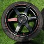 JDM RAYS TE37 SAGA TIME Tire width 215 mm aspect ratio 40% rim diamet No Tires