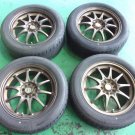JDM RAYSVOLK RACIHG CE28 Tire width 205 mm aspect ratio 55% rim diamet No Tires