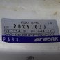 JDM used aluminum wheel WORK REZAX 20 inch 9.5J +25 9J +44 5 hole 114. No Tires
