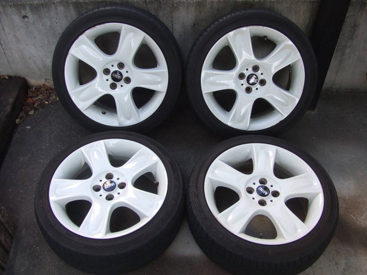 JDM BMW Mini MINI designer's choice genuine white white 17 inch alumin N...
