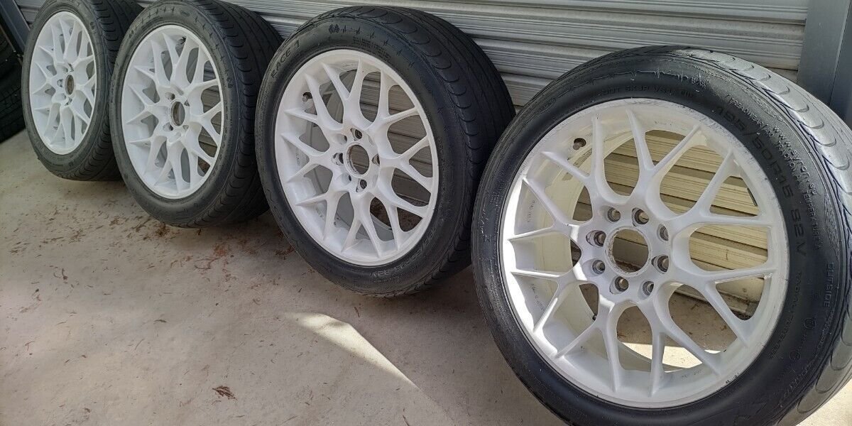 JDM ssr Speed Star racing TYPEM 15 inch 6.5JJ +45 multihole PCD100 a No Tires