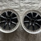JDM Black Racing/156j+38actual value/4 hole 100/2wheels set Vintage li No Tires