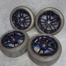 JDM Weds Sport RN55M 19 inch 10.5J +22 18 inch 9.5J +25 114.3 5 hole F No Tires