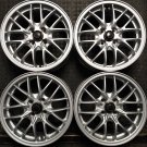 JDM V122574wheels156.5J 4hole PCD100 ET+40BLACK RACING Compact car mad No Tires
