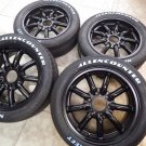 JDM M car compatible MC9 16 6H139.7 7.5J+35 Oren counter white letter No Tires