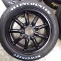 JDM M car compatible MC9 16 6H139.7 7.5J+35 Oren counter white letter No Tires