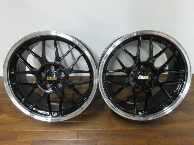 JDM Only 2wheels set BBS RGR BKD 19in8.5J+38 5 hole PCD114.3 scratched No Tires