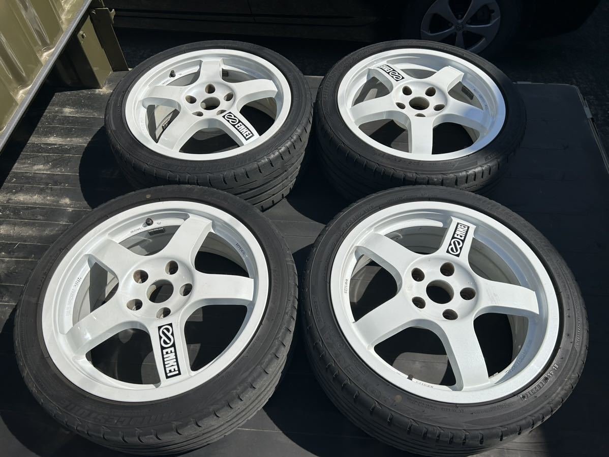JDM Enkei WRC Tar Mac Evo 177J Offset 45 5 Holes Road Star Ran Evo Rar No Tires