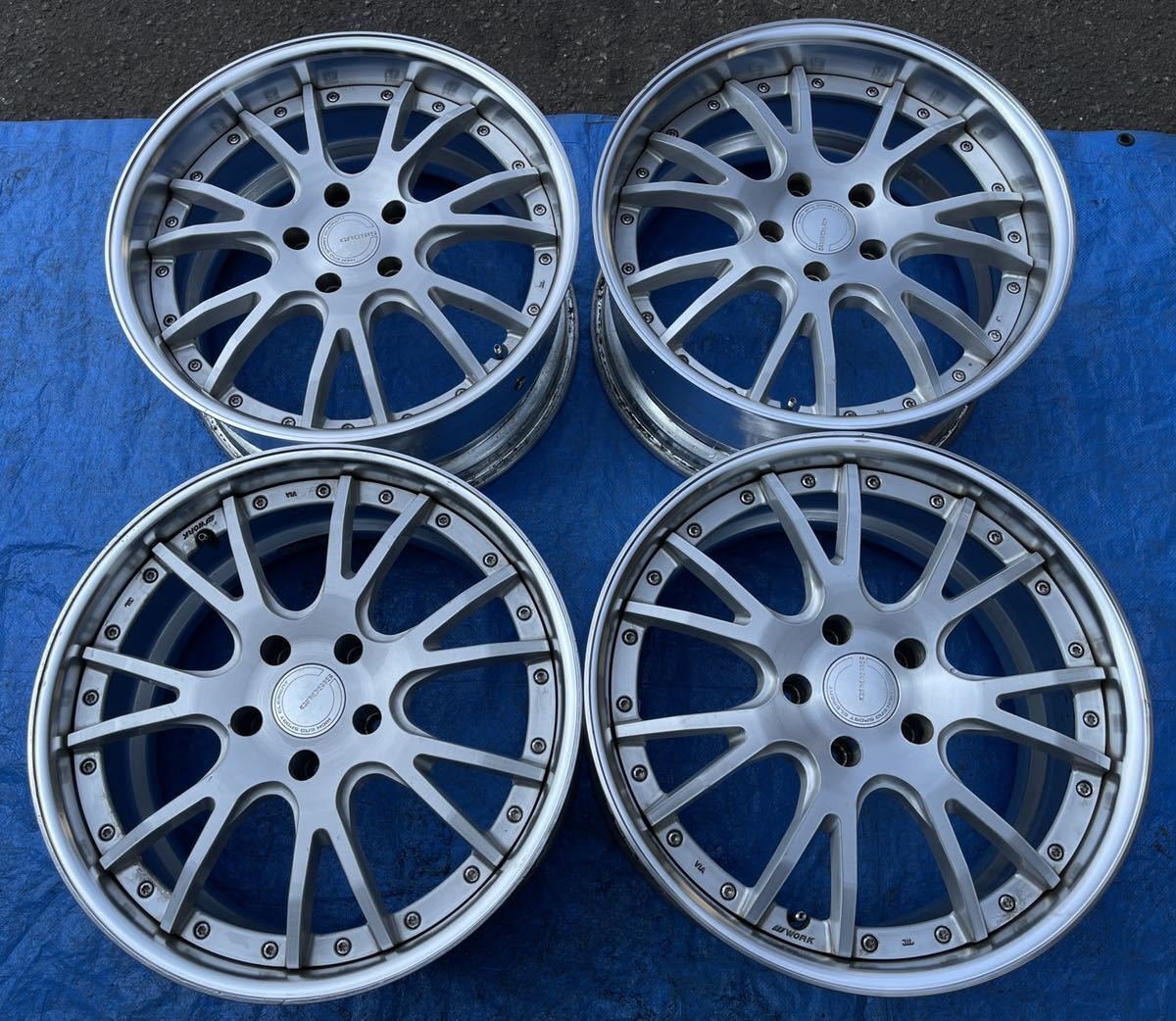 JDM WORK work GNOSIS GNOSIS GS4 19 9J PCD120 5 hole OF 48 hub 72 BMW 3 No Tires