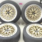 JDM Rare BBS LMP071 LMP072 LM 17 inch 8J 9J +35 PCD114.3 5H mesh forge No Tires