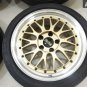 JDM Rare BBS LMP071 LMP072 LM 17 inch 8J 9J +35 PCD114.3 5H mesh forge No Tires