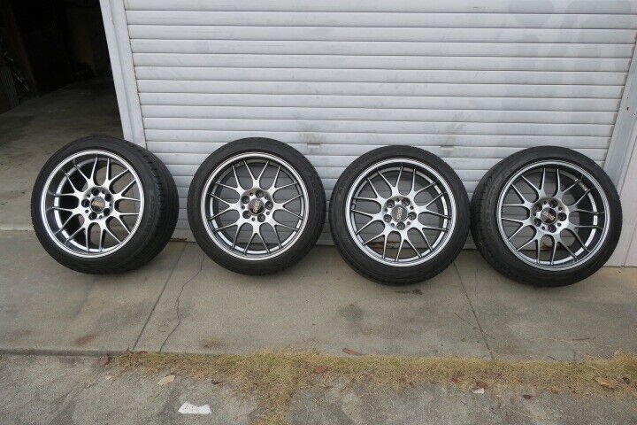 JDM BBS RGR 4wheels set 9.5J +20 PCD114.3 245/40ZR97 No Tires
