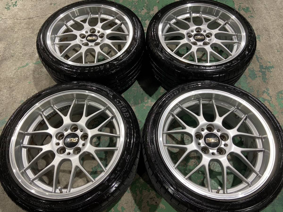 JDM GW Special Forging BBS RGR RG702 8.5J18 +25 Good Year Eagle F1 Asy No Tires