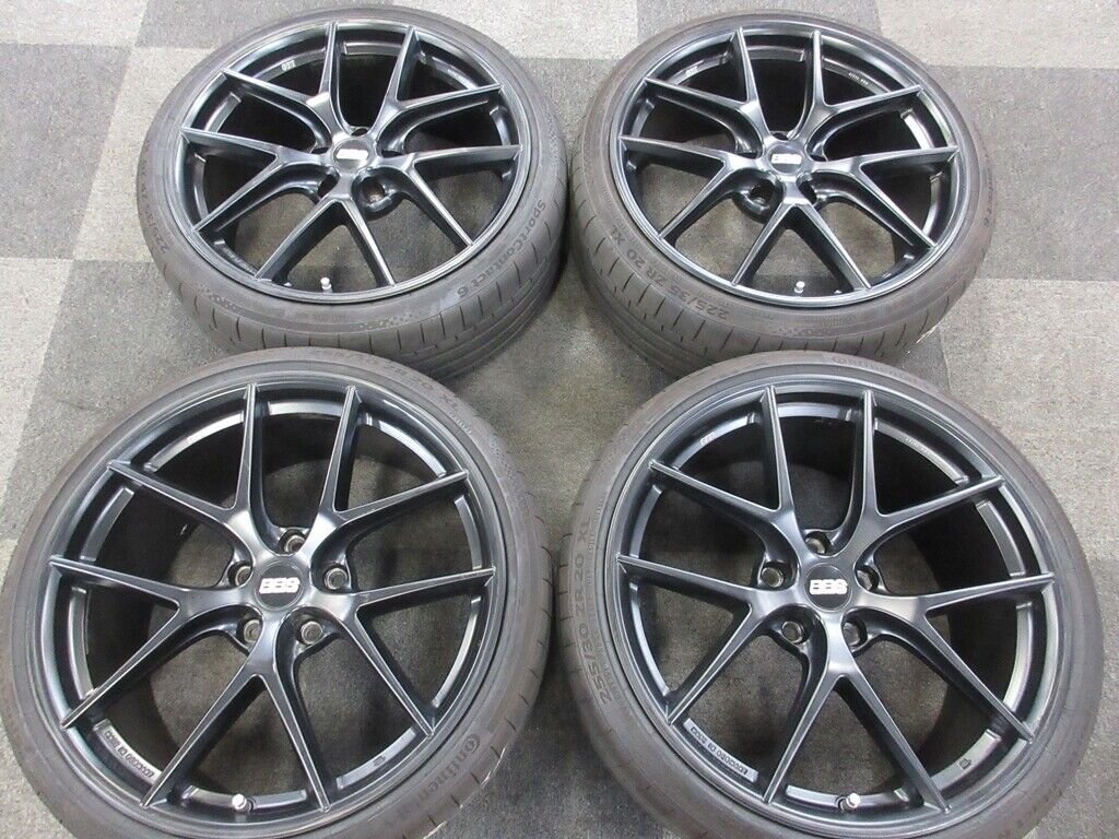 JDM BBS CIR Satin Black Tire width 225 mm aspect ratio 35% rim diamete No Tires