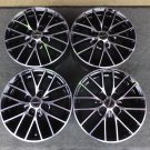 JDM Exhibition wheel set of 4 Volvet Premium BS4 Black Polish 6.5J15 4 No Tires