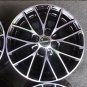 JDM Exhibition wheel set of 4 Volvet Premium BS4 Black Polish 6.5J15 4 No Tires