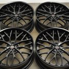 JDM Rare Almost Luxury HYPER FORGED Forged Concave Mesh Black Audi Benz 9J PCD11