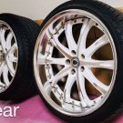 JDM WORK Schubert SC4white/white 9.5J/10.5J 4wheels set PCD114.3 No Tires